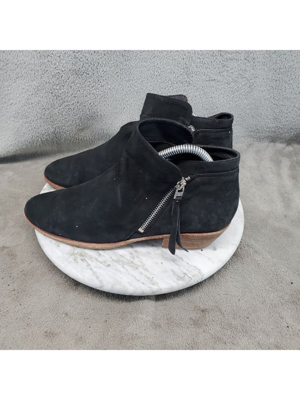 Sam Edelman Shoes Womens Size 9 Black Suede Packer Ankle Boots *Read*